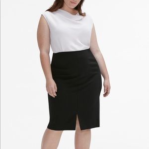 Mm Lafleur Greenpoint skirt black size 14